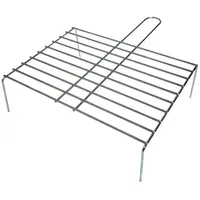 EDM Grill 50x38 cm silber