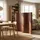 Homestyle4u Paravent Raumteiler in Dunkelbraun, 250x145 cm 3138