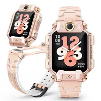 imoo X10 Smartwatch Kinder, 4G Kinder Smartwatch mit GPS, Kids Smart Watch mit HD-Videoanruf, IPX68 Wasserdicht beim Schwimmen, 32 GB Arbeitsspeicher, Echtzeitstandort und 14-Tage-Verlauf (Rosa, X10)