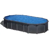 Gre Stahlwandbecken Set Lattenzaun-Rankgitter Design  730 x 375 x 132 cm