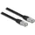 DeLock RJ45 Netzwerkkabel Cat.6A S/FTP PE Outdoor 15 m schwarz