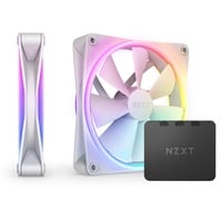 NZXT F140 RGB DUO Twin Pack, Matte White, weiß, LED-Steuerung, 140mm, 2er-Pack (RF-D14DF-W1)