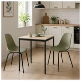 Hti-Living Cedrik 120 x 76 x 80 cm Braun/Schwarz