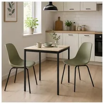 Hti-Living Cedrik 120 x 76 x 80 cm Braun/Schwarz