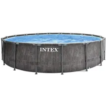 Intex Greywood Prism Frame Pool Set 549 x 122 cm inkl. Filterpumpe