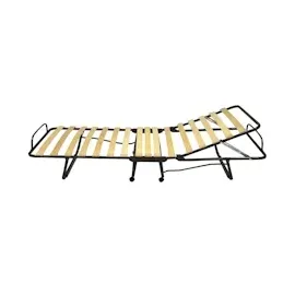 veraflex s.r.l. Veraflex Tokio Premium Klappbett 80x197 cm mit Höhenverstellbarem Kopfteil | Ideal als Gästebett und Reisebett