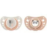Chicco PhysioForma Schnuller Air Rosa, Schnuller 0-6 Monate, Silikonsauger, anatomisch und funktionell, unterstützt die physiologische Atmung, rosa, 2 Stück