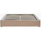 Bettkasten-Lattenrost - 160 x 200 cm - Cord - Beige - KARESO von YSMÉE - Beige