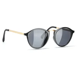 Sonnenbrille LASCANA, Damen, schwarz, modisch,casual, Brillen, runde Sonnenbrille, getönte Gläser mit UV Schutz, Damenbrille