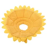 Smandy Schutzkragen Halskrause Pet Recovery E Collar Baumwolle Sunflower Collar Neck Cone Kegelkragen Pet Protective Collar für Hund und Katze