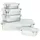Homeware Edelstahl-Vorratsdosen-Set 5-tlg.