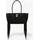 Michael Kors Hamilton Schultertasche Wildleder Schwarz