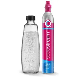 Quick Connect Reservezylinder + 1 Glasflasche Glas Karbonisiererflasche