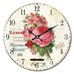 Wanduhr CHRISTOFFEL "Motiv Lowell", bunt, H:4cm, Wanduhren
