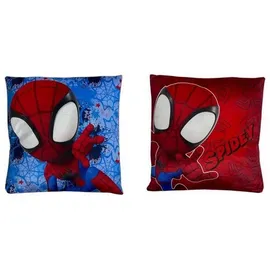 SpiderMan Spidey Style Dekokissen 38 x 38 cm Blau