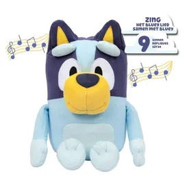 Moose BLUEY Sprechender Plüsch 17,8 cm Blau