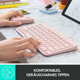 Logitech K380 für Mac DE rosa