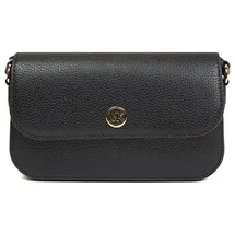 Michael Kors Leder-Umhängetasche in Schwarz - (B)21 x (H)14 x (T)4,5 cm
