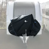yourGEAR Cordoba - wasserdichte Fahrradabdeckung für Fahrradträger Fahrradgarage Schutzhülle 2 Räder oder E-Bikes, inkl. separatem 4 Meter Expander