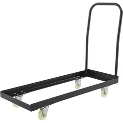 Oviala Business Rekkem Wagenset 105 x 48 x 116cm + Klappstuhl 40 x 45 x 81cm x50 Schwarz