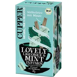 Cupper Süßholztee mit Minze bio (20Btl)