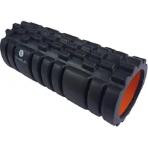 Sveltus Massagerolle, Erwachsene, Unisex, Schwarz/Orange, Einheitsgröße
