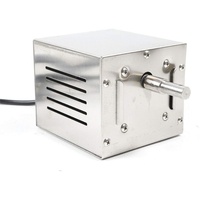 Grillmotor, Edelstahl BBQ Rotisserie Motor 60KG Elektrogrill Elektromotor Drehspieß 220V 25W Spanferkelgrillmotor Roaster Grill Zubehör