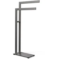 ZACK Handtuchständer LINEA Edelstahl graphite anti-Fingerabdruck-beschichtet