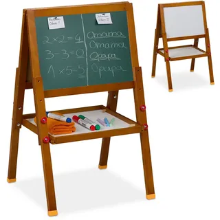 Relaxdays Kinderstandtafel mit Whiteboard 1-tlg (1,9 kg)