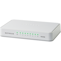 Netgear Unmanaged Gigabit Ethernet (10/100/1000) Weiß
