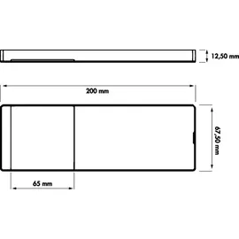 Naber Unterbauleuchte Yolo Neo LED-Warmweiß 7062229 2er-Set edelstahlfarbig