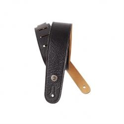 Gitarrengurt Leder Schwarz