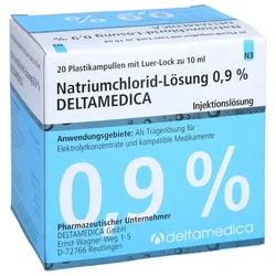 NATRIUMCHLORID-Lösung 0,9% Deltamedica Luer-Lo Pl.