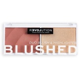 Revolution Relove Colour Play Blushed Duo Blush & Highlighter Palette mit Highlighter und Rouge 5.8 g Farbton Kindness