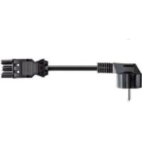 Bachmann Gerätezuleitung Kabel Schuko GST18, 5m, schwarz (375.007)