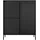 bettso Highboard 39 x 123 cm Schwarz