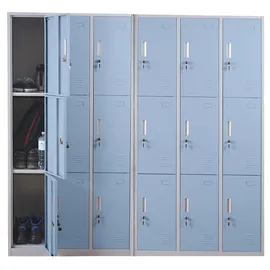 MCW Preston T829-18 Aktenschrank 180 x 180 x 50 cm blau