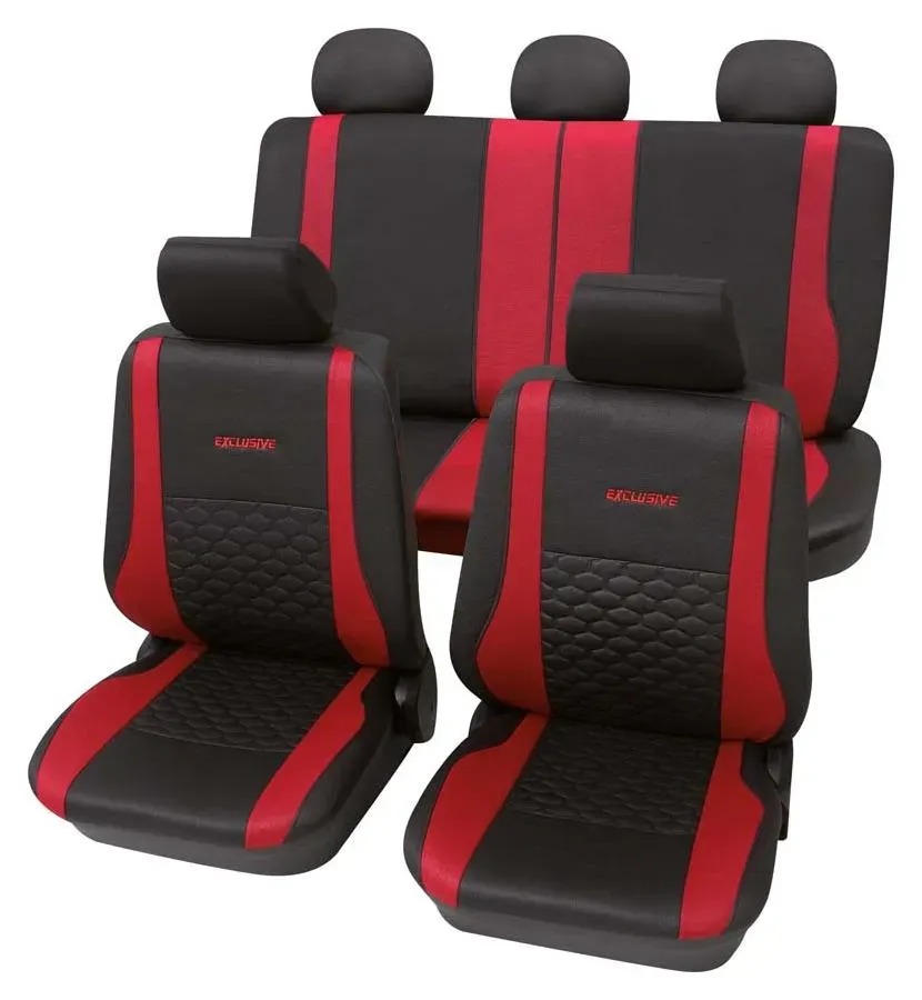 PETEX Sitzschonbezug Sitzbezüge Polyester rot 26374912