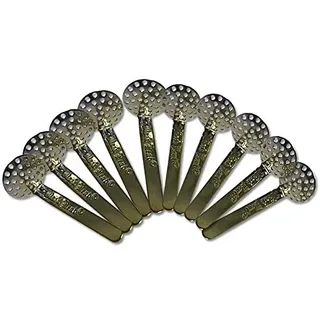 Black Leaf Stahl-Hängesiebe 18mm für Tabakpfeifen, Wasserpfeifen, 10 Stück