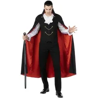 Morph Vampir Kostüm Herren, Vampir Kostüm Männer, Halloween Kostum Herren, Karneval Kostum Männer, Fasching, L
