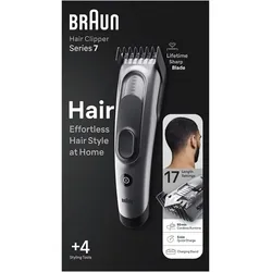 Braun HC7390 HairClipper (Schwarz)