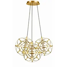 s.luce Atom 3-flg. 30 cm rund / Gold