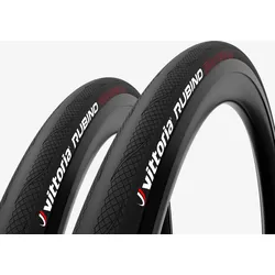 Rennradreifen Tubeless Ready Vittoria Rubino IV 700×28 schwarz 2 Stück EINHEITSGRÖSSE