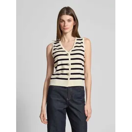 Zero Strickweste mit Knopfleiste, Marine, 36