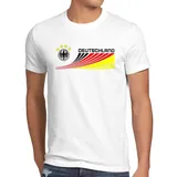 style3 T-Shirt Deutschland Fan WM 2026 Fussball Trikot nationalflagge EM weiß XXXL