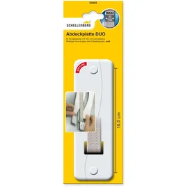 Schellenberg Gurtwickler-Abdeckplatte Duo Maxi, 160 mm, weiß 53803