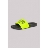 CAMP DAVID Herren Beach Pantoletten mit Logo Design Neon Lime 41 - 41 EU