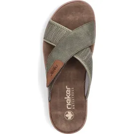Rieker Herren 29083 Pantolette, grün 52, 45 EU