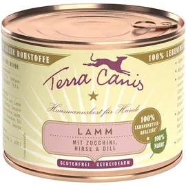 Terra Canis Lamm mit Zucchini, Hirse und Dill 12 x 200 g