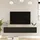 [en.casa] Lapinlahti TV-Lowboard 180 x 29,5 x 31,5 cm Eiche/Schwarz Holz, Spanplatte